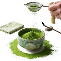Poudre de Matcha Ummami de Qualité Cérémoniale, Première Récolte, Certifiée Halal, Saveur Crémeuse, Sac en Vrac pour la Pâtisserie et l'Usage Quotidien