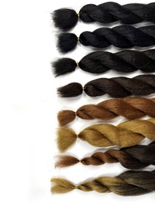 Tổng Hợp Kinky Straight Crochet Bện Tóc Với Yaki Straight Crochet Bện Phần Mở Rộng Tóc Cho Phụ Nữ Da Đen - Product Image 4