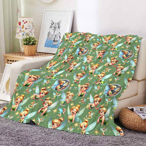 Couverture en flanelle douce à imprimé Forêt Magique <span class=keywords><strong>de</strong></span> <span class=keywords><strong>Contes</strong></span> <span class=keywords><strong>de</strong></span> Fées pour la décoration <span class=keywords><strong>de</strong></span> chambre d'enfants et <span class=keywords><strong>de</strong></span> filles, plaid douillet et chaud en polaire - Product Image 5