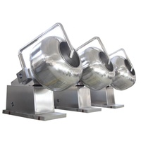 Nouvelle machine à revêtement de tambour grande capacité en acier inoxydable 304 pour sucre, snacks, graines, noix, certifiée CE