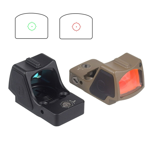 LAMBUL the Green or Red Dot Sight RM HD for Outdoor Sports Hunting with 1913 Mount Black/Tan Reflex Holographic Sight Scope