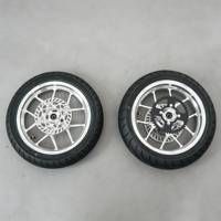 إطار مصنوع من الألومنيوم المطروق مقاس 14 بوصة طراز J14*MT2.5 و J14*MT3.0 من CST SC01 بدون أنبوب داخلي مع إطارات 90/90-14 و 120/70-14 لدراجات RTR Tuttio Yozma Razor EM5 Strike Heybike