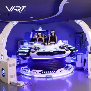 VART vr американские горки 360 9D Виртуальная реальность игровой стул симулятор полета 5 человек