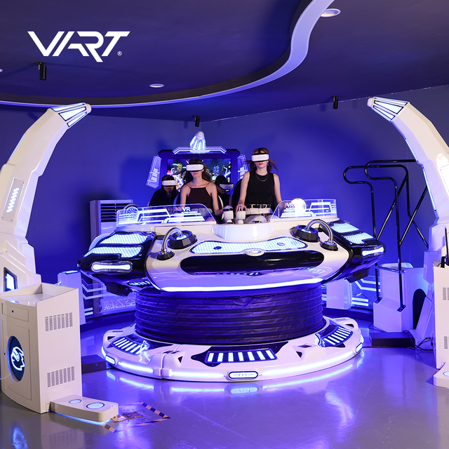 VART Vr Roller coaster 360 9D Virtual Reality Game Chair Flight Simulator 5 Person