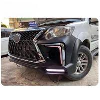 Kit de carrosserie d'usine pour Fortuner 2012 mise à niveau vers LEXUS 4x4 pare-chocs avant pare-chocs arrière Fortuner 2012 mise à niveau LX