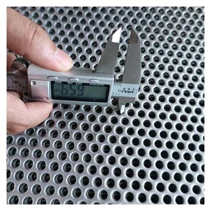 0.7mm SS304 Stainless Steel SS Grade 304 Perforated <strong>Mesh</strong> Sheet Metal Strips 304L <strong>Punching</strong> Plate with Round <strong>Hole</strong> - Product Image 1