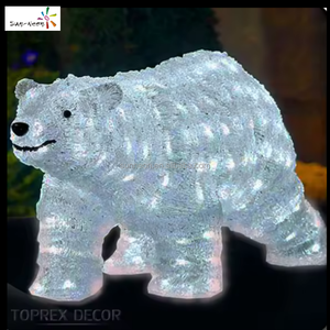 Nuevas Luces Navideñas para Exteriores, Luces LED con Diseño de Oso Gigante para Decoración Navideña con Clasificación IP44 y Fácil Instalación - Product Image 1