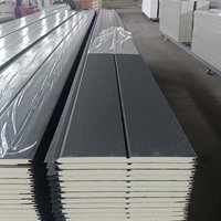 Renovasi Eksterior Rumah Kontainer, Pelapis Dinding Baja Dekoratif Kedap Air, Panel Sandwich Polyurethane