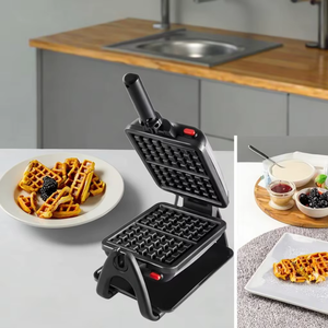 Waffle belga para sándwich de desayuno eléctrico de nuevo diseño, antiadherente giratorio de 360 grados para uso en hoteles, idioma de funcionamiento holandés - Product Image 2