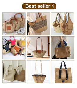 Borse di Paglia Artigianali Personalizzate da Donna, Grandi Borse Estive da Spiaggia all'<span class=keywords><strong>Uncinetto</strong></span>, <span class=keywords><strong>Borsa</strong></span> <span class=keywords><strong>a</strong></span> Spalla, Pochette di Lusso per Donna - Product Image 5