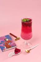 Factory Sale Edible Rose Flower Sauce Edible Flower Sauce Double Rose Jam Rose Jam for Baking Beverage Ice Cream