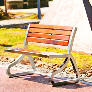 Chaises de <span class=keywords><strong>jardin</strong></span> modernes pour les espaces publics, en <span class=keywords><strong>bois</strong></span> massif, en <span class=keywords><strong>bois</strong></span> composite, avec dossier en <span class=keywords><strong>fonte</strong></span>, sièges confortables, <span class=keywords><strong>banc</strong></span> de patio - Product Image 6