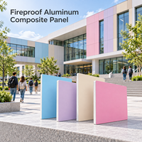 Panneau composite en aluminium ignifuge 4x8 pieds, aspect travertin, ACP pour murs décoratifs de hall