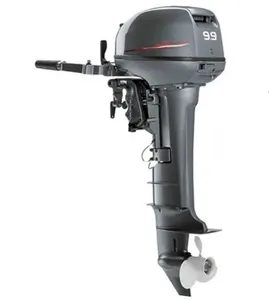 เครื่องยนต์ทางทะเลยอดนิยมใหม่ Yamaha 9.9HP เครื่องยนต์เรือ 2 จังหวะมอเตอร์นอกเรือพร้อมเพลายาว