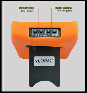 Vici Nhiệt kế kiểm tra nhiệt độ thiết bị đầu cuối Kép Báo động và cảnh báo đầu ra cảm biến đầu dò loại dm6803a + - Product Image 3
