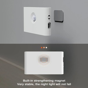 Luces Nocturnas LED Inalámbricas con Sensor de Movimiento, Inducción Humana, Carga USB, Iluminación Superior e Inferior, para Cocina, Armario, Dormitorio, Pasillo, para el Hogar - Product Image 6