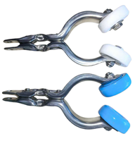 Chariot suspendu en acier inoxydable 304 pour convoyeur à tubes et rails, pour la transformation de volailles (poulet, canard, oie)