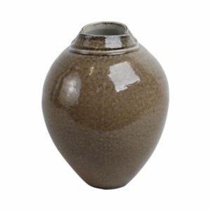 Vaso ovale smaltato moderno in gres porcellanato per decorare soggiorno, camera da letto, ufficio e tavolo. - Product Image 3