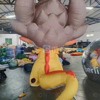 Décoration gonflable géante Ballon de dessin animé Dragon Jouet gonflable pour décoration d'événement