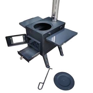 Poêle à bois portable d'extérieur, poêle à <span class=keywords><strong>gaz</strong></span>éification, équipement de chauffage pour tente, four à feu de camping, poêle d'extérieur - Product Image 1