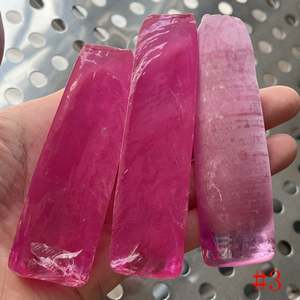 Vente en gros pierre de rubis rose corindon synthétique lâche pierre brute - Product Image 3