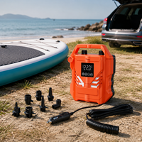 Pompe électrique portable Solenne 22 PSI 12V pour SUP, gonfleur ABS pour lacs et rivières, surf, hommes et femmes