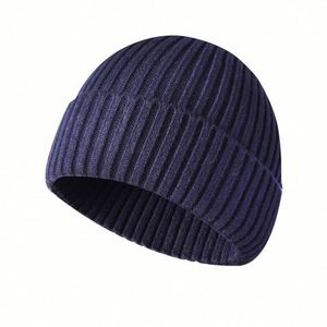 High Quality Winter Warm Knitted Beanie <b>Hat</b> Men and Women Waffle Beanies Thick Warm Casual Ski Winter <b>Hats</b> Bulk With Custom logo - Product Image 4