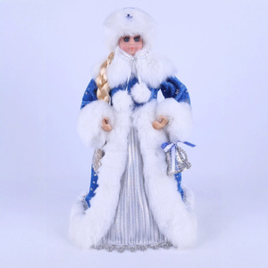 Decorazione Natalizia, Statuetta Bambina delle Nevi 30cm, Figurina Creativa Europea e Americana, Regalo e Decorazione per le Festività - Product Image 1