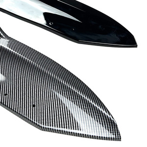 Bmw X6 G06 Rear Bumper Canard Piano Black Carbon Fiber Texture Adhesive Modification 2019 2022 - Product Image 3