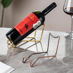 Moderno Botellero Rectangular Duradero para Botellas Invertidas, Decoración para Fiestas, Adorno de Estilo Lujoso Ligero - Product Image 4