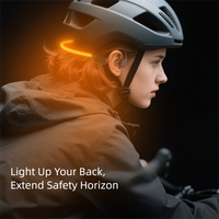 Écouteurs à Oreille Libre à Conduction Osseuse avec Bande Lumineuse LED, Casque Sportif Sans Fil Bluetooth pour la Course Nocturne