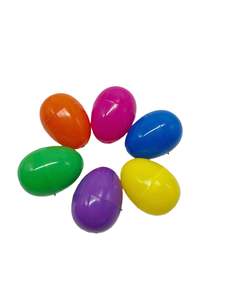 ईस्टर पार्टी खिलौने के विभिन्न आकार, कस्टम पैटर्न, नम रंगीन प्लास्टिक अंडे का समर्थन करता है। - Product Image 3