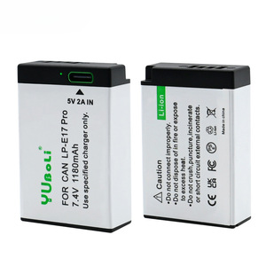 แบตเตอรี่ LP-E17 Pro 1180mAh Type-C สำหรับกล้อง Canon EOS M3 750D DSLR ได้รับการรับรองมาตรฐาน CE RoHS ขายส่งจำนวนมาก คุณภาพพรีเมียม - Product Image 3
