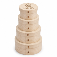 Boîte à charcuterie en bois de pin naturel durable de qualité supérieure avec logo personnalisé, plateau divisé, étui de service pour la restauration professionnelle