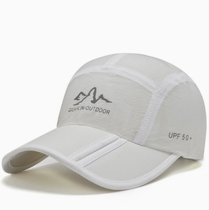 Casquette de baseball UPF 50+ à séchage rapide, légère, 5 panneaux, pour course en extérieur, pour hommes et femmes, respirante, protection solaire - Product Image 5