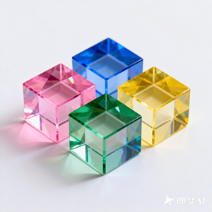 OEM 지원 산항 브랜드 광학 유리 K9 큐브 레퍼런스 프리즘 높은 투과율 350nm에서 2000nm까지 - Product Image 4