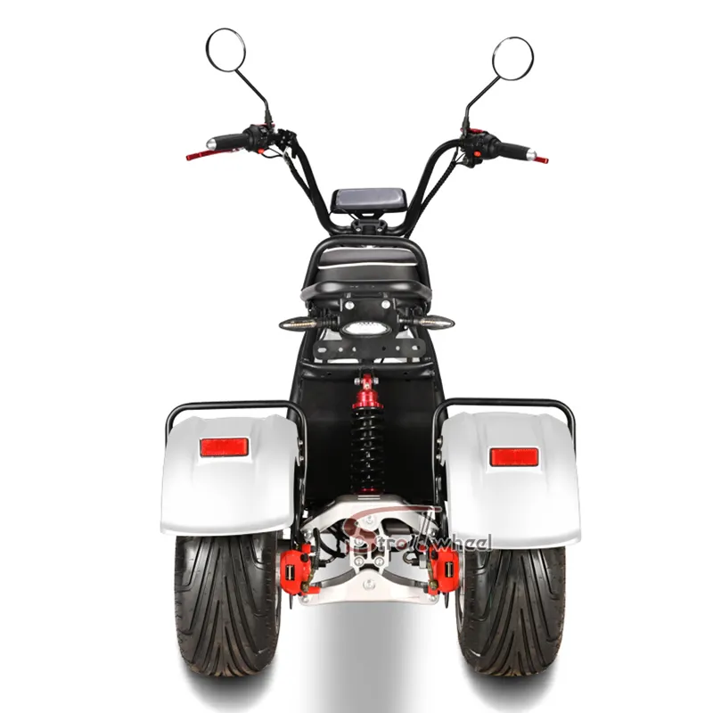 Elektrische motorräder für erwachsene eu lager citycoco 4000w 60v 40ah batterie 3 rad elektro roller dreirad chopper e scooter