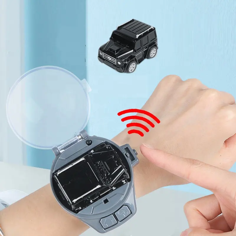 5.5G Alloy watch control car children toys Mini Remote Control Car Racing Car Watch with USB Charging