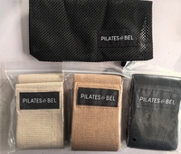 Bandes de Résistance Durables en Tissu Élastique pour les Fessiers – Ensemble de Bandes Circulaires Écologiques pour l'Activation des Fessiers, le Tonification des Jambes et les Squats