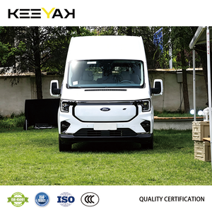 JMC <span class=keywords><strong>FORD</strong></span> <span class=keywords><strong>Transit</strong></span> 77 kWh, autonomie CLTC 430 km, version Premium à châssis long et toit mi-haut, 9 places, fourgonnette électrique pure à vendre - Product Image 5