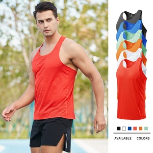 <span class=keywords><strong>Gilet</strong></span> da Corsa in Rete per <span class=keywords><strong>Uomo</strong></span>, Leggero e Traspirante, in Poliestere ad Asciugatura Rapida, per Allenamento su Pista, Campo e Cross-Country - Product Image 2