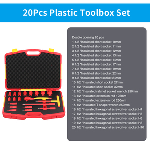 ชุดเครื่องมือประแจบล็อกหุ้มฉนวน 20 ชิ้น รุ่น TC-20 - Product Image 4