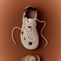 Baskets plates ANSU en cuir véritable à bout fermé, légères, respirantes, tendance, à enfiler pour femme, toutes saisons