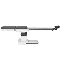 Table d'opération entièrement en fibre de carbone pour la chirurgie de la colonne vertébrale et les interventions vasculaires, 1200 mm, radiolucide à 360 degrés