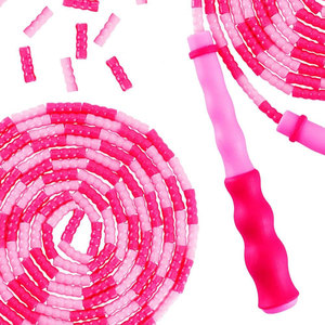 Nhà máy tập thể dục hạt tre PP + TPR xử lý + TPE Doanh tập thể dục phòng tập thể dục mềm đính cườm PVC có thể điều chỉnh trẻ em nhảy Bỏ qua dây - Product Image 2