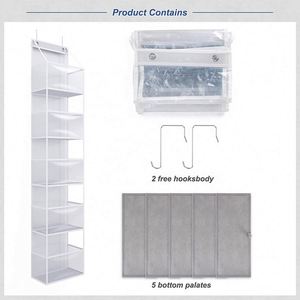 Bolsa de Plástico Transparente para Almacenamiento de Cosméticos, Papelería y Artículos Diversos, Organizador Colgante de Gran Capacidad (5 Unidades) - Product Image 5
