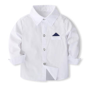 Ensemble de costume pour garçon, chemise blanche à manches longues avec bretelles et nœud papillon, tenue de fête de printemps en 3 pièces pour garçons, tenue de dîner formelle - Product Image 2