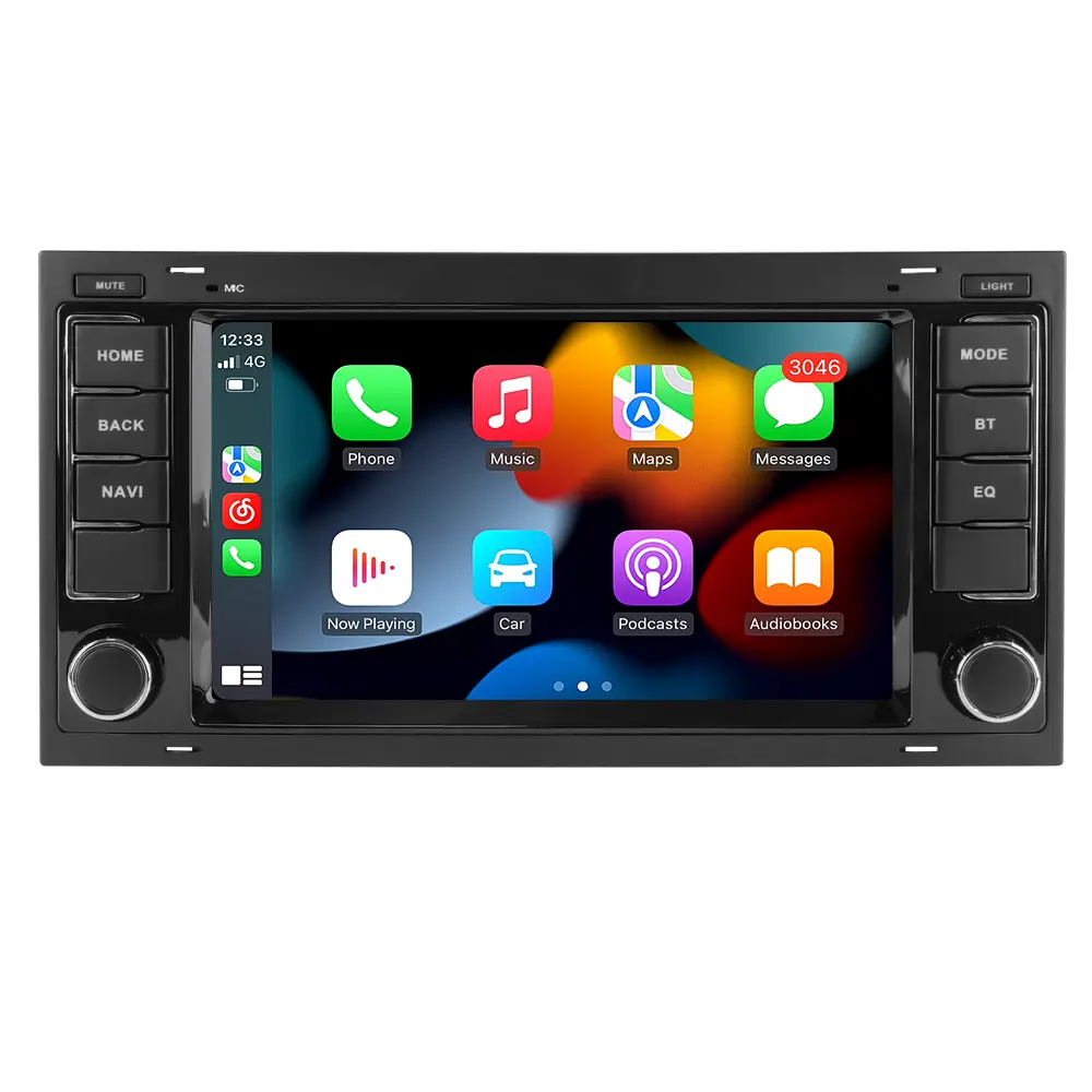 Mekede-autoradio pour Vw/Volkswagen Touareg Transporter t5 Multivan 2002-2011, lecteur multimédia, écran vidéo RDS FM, android, wifi, BT, 2 + 32 go, carplay, pour voiture (2004 — 2009)