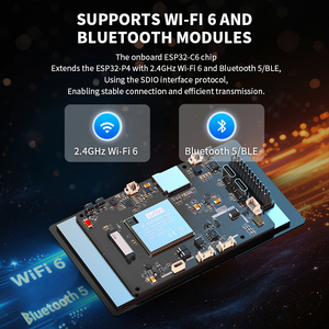 Carte HMI ESP32-P4 4,3 pouces 480×800 |   Kit de développement W859 avec écran tactile capacitif Wi-Fi 6 (ESP32-C6), IA de pointe RISC-V et LVGL - Product Image 6