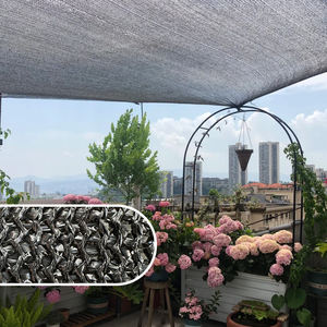 Voile d'ombrage en polyéthylène PE tissé imperméable et résistant aux UV, 50-100 g/m², avec trous de fixation aux bords, pour jardin et <span class=keywords><strong>terrasse</strong></span> extérieurs - Product Image 5